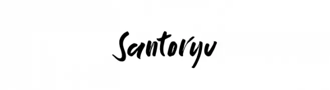 Santoryu  Frei Schriftart Herunterladen