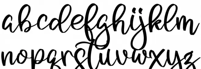 Santosa Edgar फ़ॉन्ट लोअरकेस