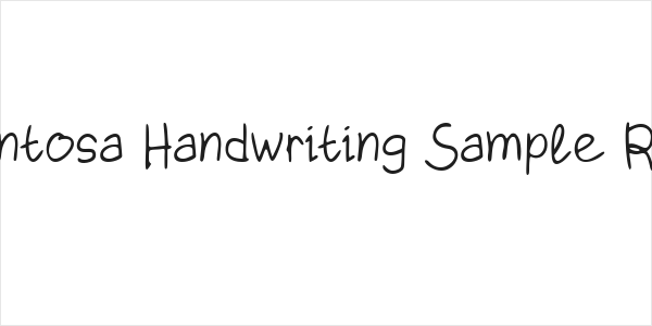 Santosa Handwriting Sample Reg Logo