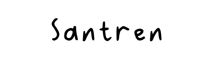 Santren  font caratteri gratis
