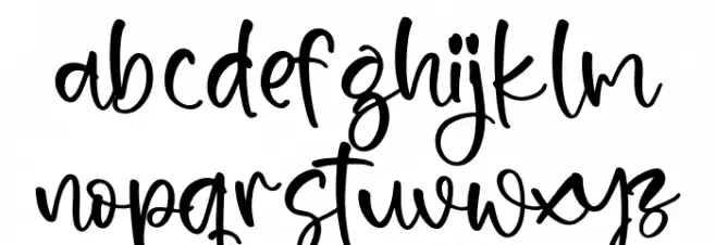 Santtaneck 字体 小写