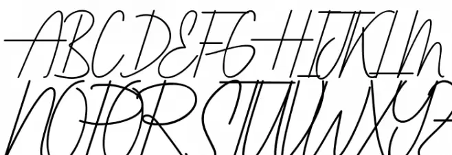 Santtiest Demo Schriftart Groß