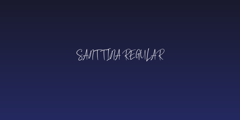 Santtina Regular Social Header