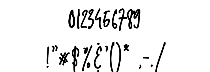 Santtoria Mood Font OTHER CHARS