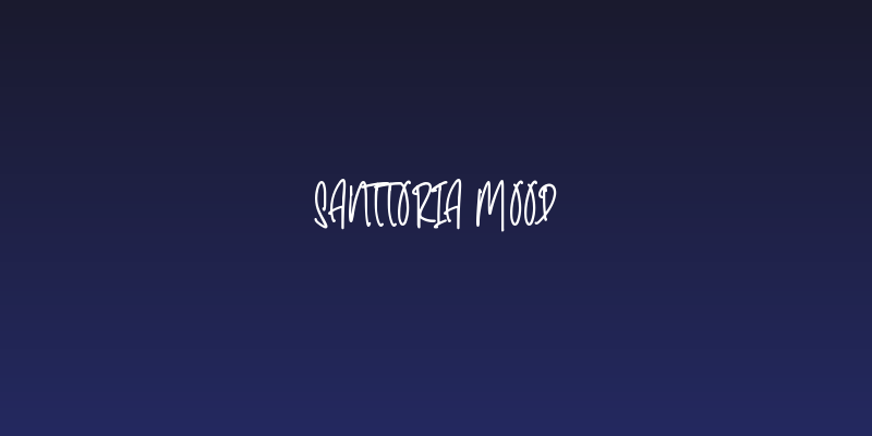 Santtoria Mood Social Header