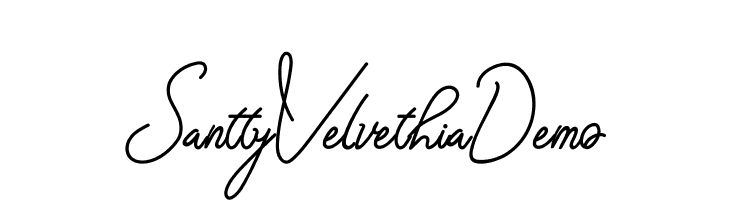 SanttyVelvethiaDemo  font caratteri gratis
