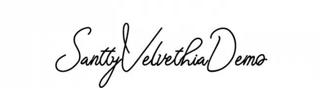 SanttyVelvethiaDemo  フリーフォントのダウンロード