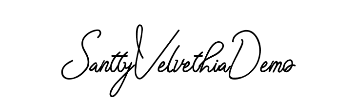 SanttyVelvethiaDemo  Free Fonts Download