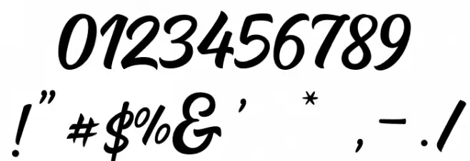 SantunAdab Font OTHER CHARS