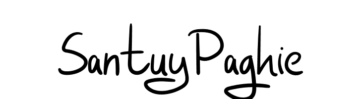 Santuy Paghie  नि: शुल्क फ़ॉन्ट्स डाउनलोड