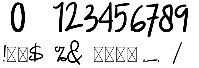 Santuy Paghie Font OTHER CHARS