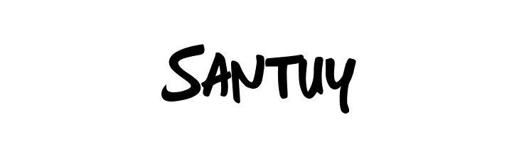 Santuy  नि: शुल्क फ़ॉन्ट्स डाउनलोड