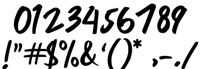 Santuy Font OTHER CHARS