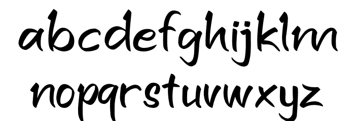 Santuy Font LOWERCASE