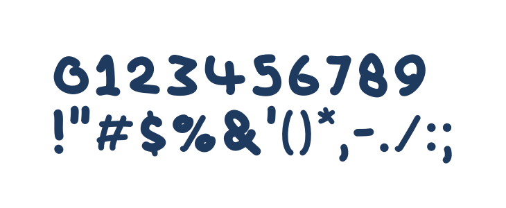 Sanurumi Handwritten Other Characters