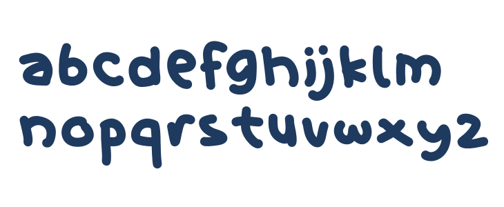 Sanurumi Handwritten Lowercase