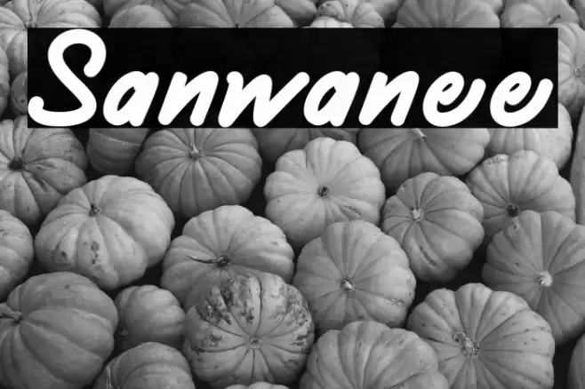 Sanwanee Font examples