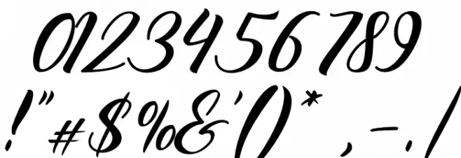 Sany Cimahen Font OTHER CHARS