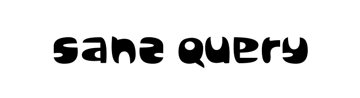 Sanz Query  नि: शुल्क फ़ॉन्ट्स डाउनलोड