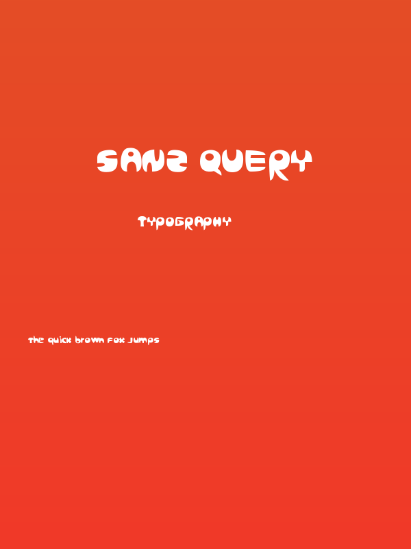 Sanz Query Poster