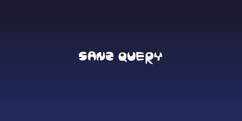 Sanz Query Social Header