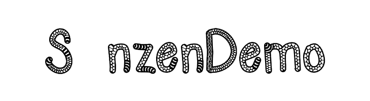 Sanzen Demo  baixar fontes gratis