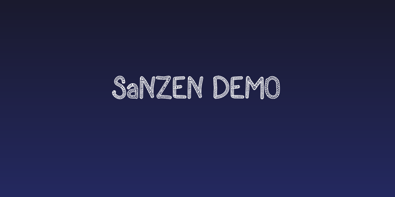 Sanzen Demo Social Header