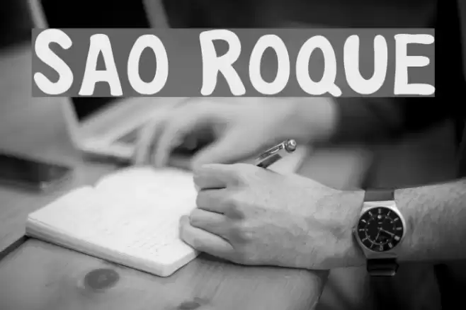 Sao Roque Font examples