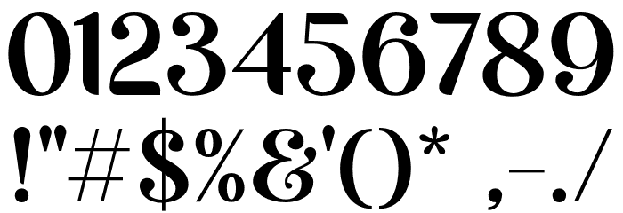 Saphira DEMO Font OTHER CHARS