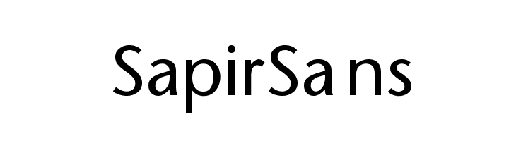 SapirSans Font