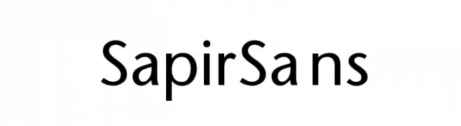 SapirSans  免费字体下载