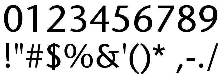 SapirSans Font OTHER CHARS