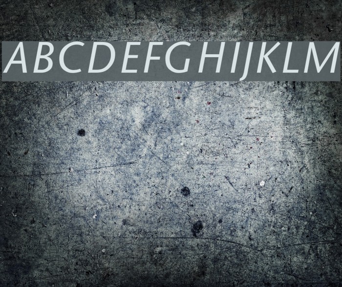 SapirSansItalic Font examples