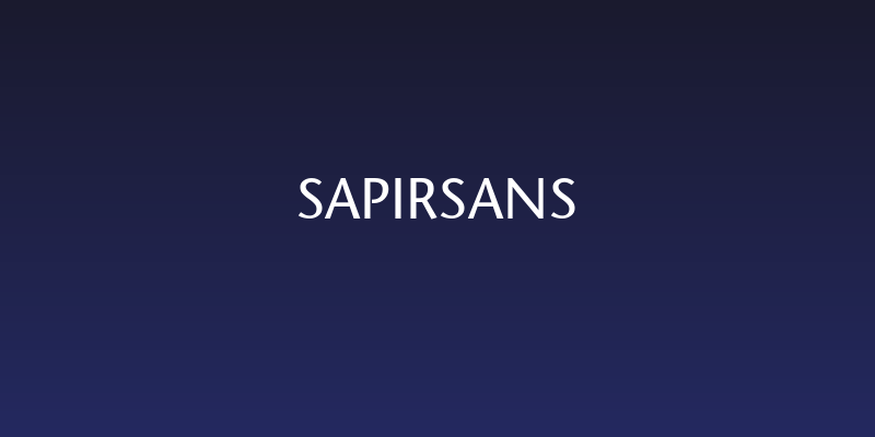 SapirSans Social Header