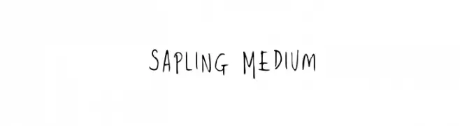 Sapling Medium  नि: शुल्क फ़ॉन्ट्स डाउनलोड