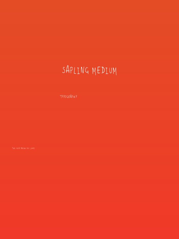 Sapling Medium Poster