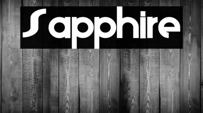 Sapphire Font examples