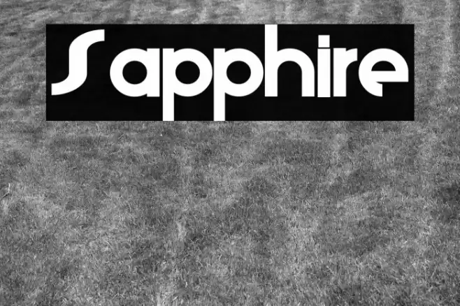 Sapphire Font examples