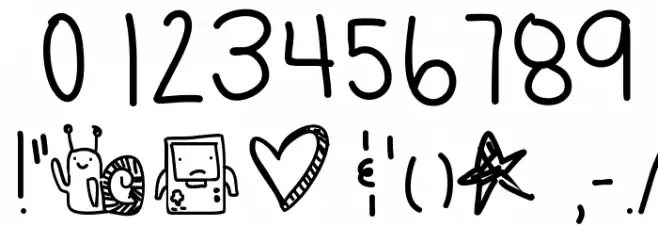 SapphireLaguna Font OTHER CHARS