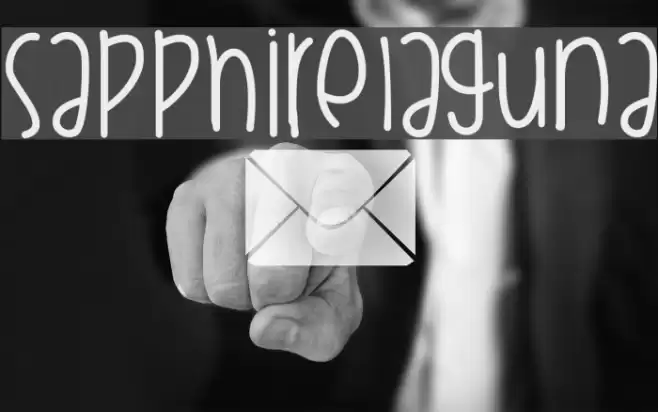 SapphireLaguna Font examples