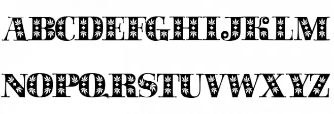 SapphireSativa Schriftart Kleinbuchstaben