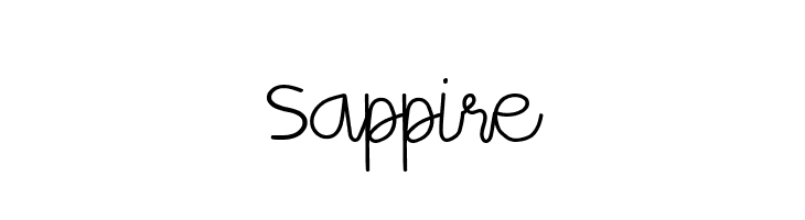 Sappire  Descarca Fonturi Gratis