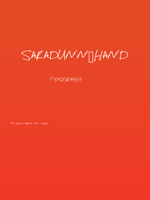SaraDunn_Hand Poster