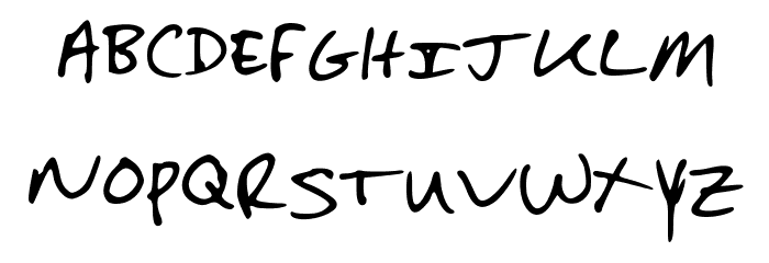 SaraDunn_Hand Font LOWERCASE
