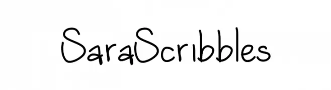 SaraScribbles  Frei Schriftart Herunterladen