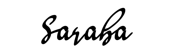 Saraba  baixar fontes gratis