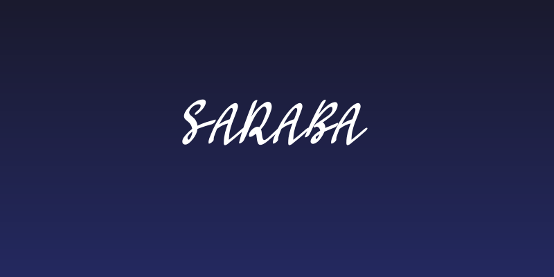 Saraba Social Header