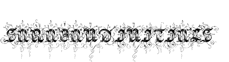 Saraband Initials Font