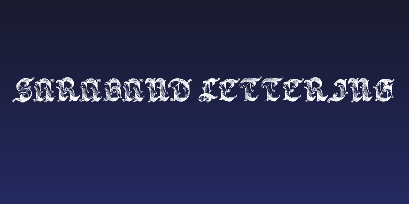 Saraband Lettering Social Header
