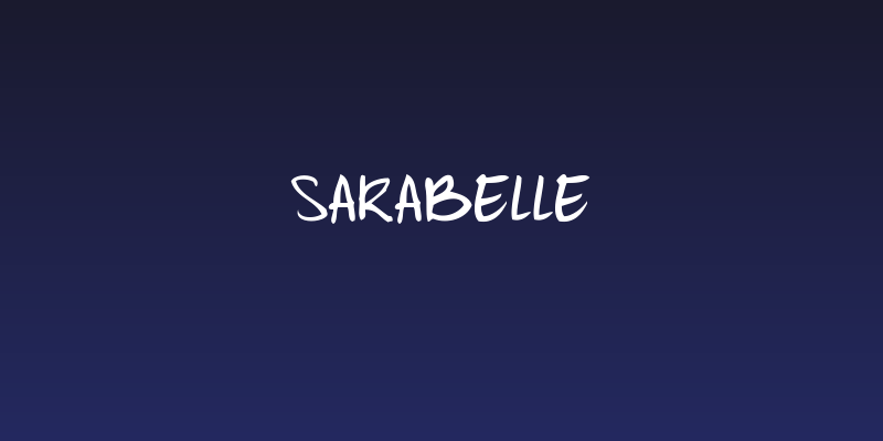 Sarabelle Social Header